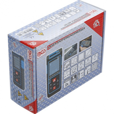 Lazerinis atstumo matuoklis BGS-technic, 60 m 4 Lazerinis atstumo matuoklis BGS-technic, 60 m 4