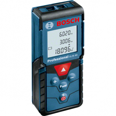 Lazerinis atstumų matuoklis Bosch GLM 40 Lazerinis atstumų matuoklis Bosch GLM 40