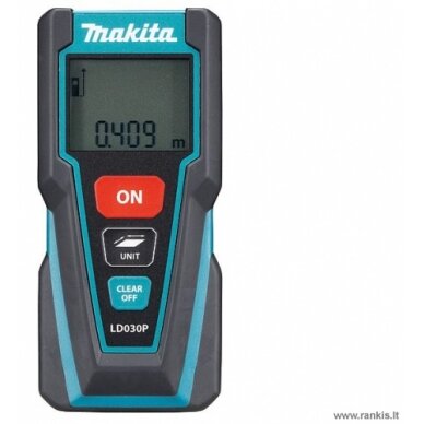 Lazerinis atstumų matuoklis Makita LD030P, 30 m 4 Lazerinis atstumų matuoklis Makita LD030P, 30 m 4