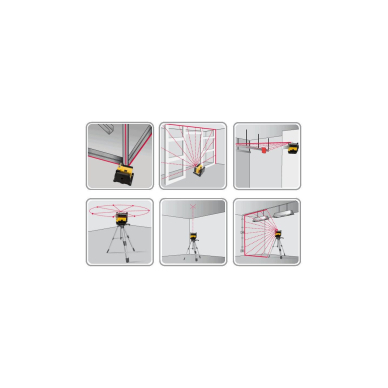 Lazerinis nivelyras TOPEX 29C908, 30 m 3
