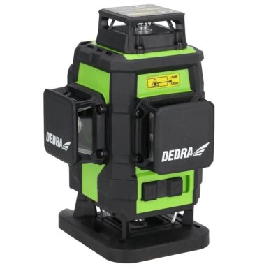 Lazerinis nivelyras DEDRA MC0908, žalias spindulys, 30m 1 Lazerinis nivelyras DEDRA MC0908, žalias spindulys, 30m 1