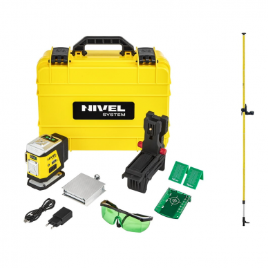 Lazerinis nivelyras Nivel System CL2G, komplektas su atramine gaire LP-36 Lazerinis nivelyras Nivel System CL2G, komplektas su atramine gaire LP-36