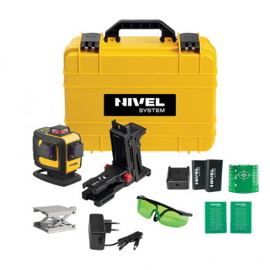 Lazerinis nivelyras Nivel System CL4D-G, 30 m (70 m su jutikliu) Lazerinis nivelyras Nivel System CL4D-G, 30 m (70 m su jutikliu)