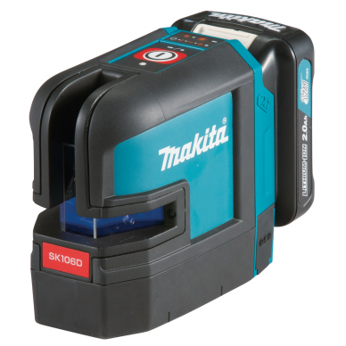 Lazerinis nivelyras Makita SK106DWA, 12 V Lazerinis nivelyras Makita SK106DWA, 12 V