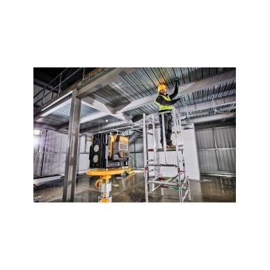 Lazerinis nivelyras (žalias) 12V 2x360 spinduliai (komplekte 2AH baterija) DCE0811D1G-QW DeWALT 1