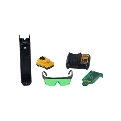 Lazerinis nivelyras (žalias) 12V 2x360 spinduliai (komplekte 2AH baterija) DCE0811D1G-QW DeWALT Lazerinis nivelyras (žalias) 12V 2x360 spinduliai (komplekte 2AH baterija) DCE0811D1G-QW DeWALT
