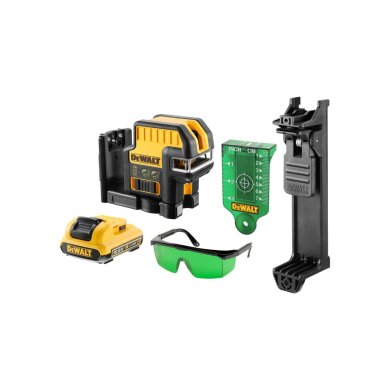 Lazerinis (žalias) 5 liniju keičiama 10,8V (komplekte 2AH baterija) DCE0825D1G-QW DeWALT 3