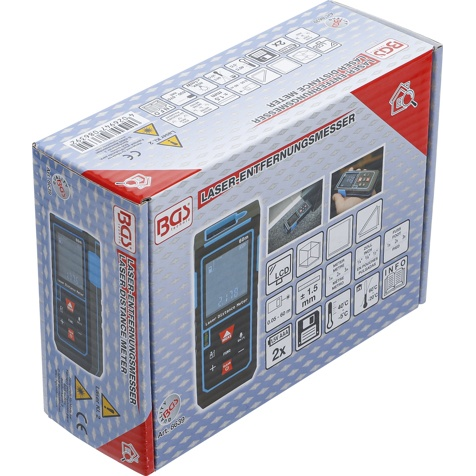 Lazerinis atstumo matuoklis BGS-technic, 60 m 4 Lazerinis atstumo matuoklis BGS-technic, 60 m 4