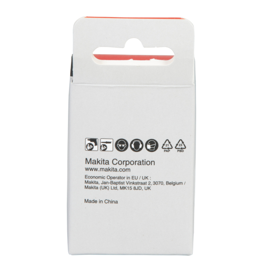 Lapelinis šlifavimo antgalis Makita D-75334, Ø40 x 20 mm, A40 3 Lapelinis šlifavimo antgalis Makita D-75334, Ø40 x 20 mm, A40 3