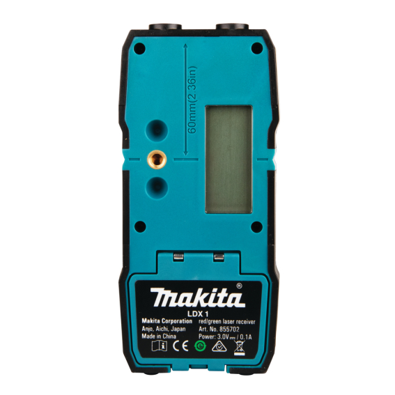 Lazerio spindulio taikinys elektroninis+spaustuvas Makita LE00855702, RED+GREEN 2