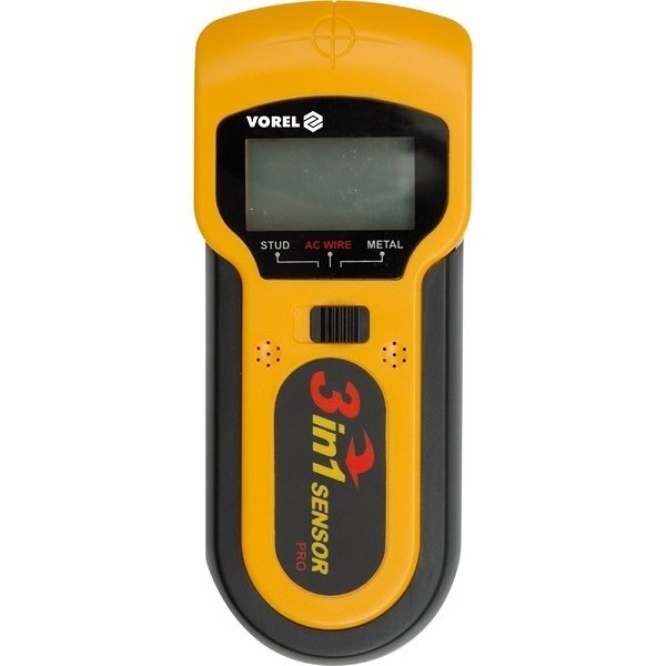 Laidų, metalo ir medienos ieškiklis Vorel 3in1