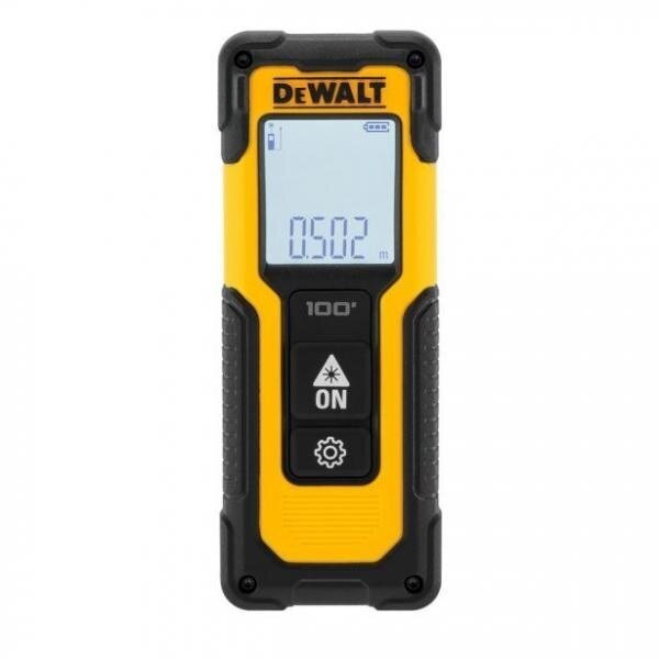 Lazerinis atstumo matuoklis DeWalt DWHT77100-XJ, 30m Lazerinis atstumo matuoklis DeWalt DWHT77100-XJ, 30m