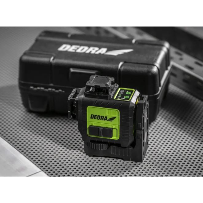 Lazerinis nivelyras DEDRA MC0907, žalias 2