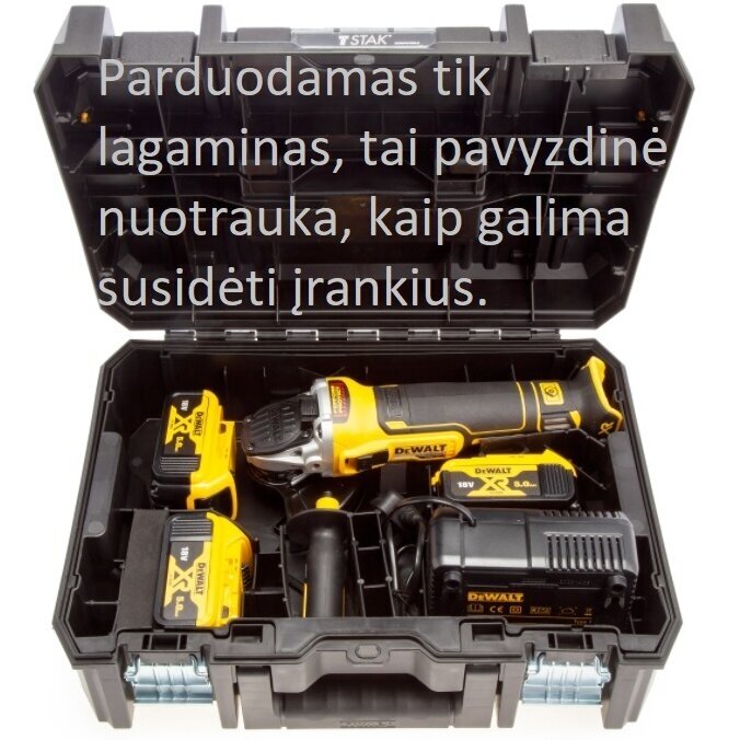 Lagaminas DeWalt kampiniam šlifuokliui (DCG405N, DCG406N) 1 Lagaminas DeWalt kampiniam šlifuokliui (DCG405N, DCG406N) 1