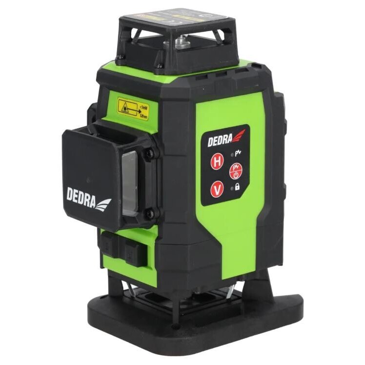 Lazerinis nivelyras DEDRA MC0908, žalias spindulys, 30m 2
