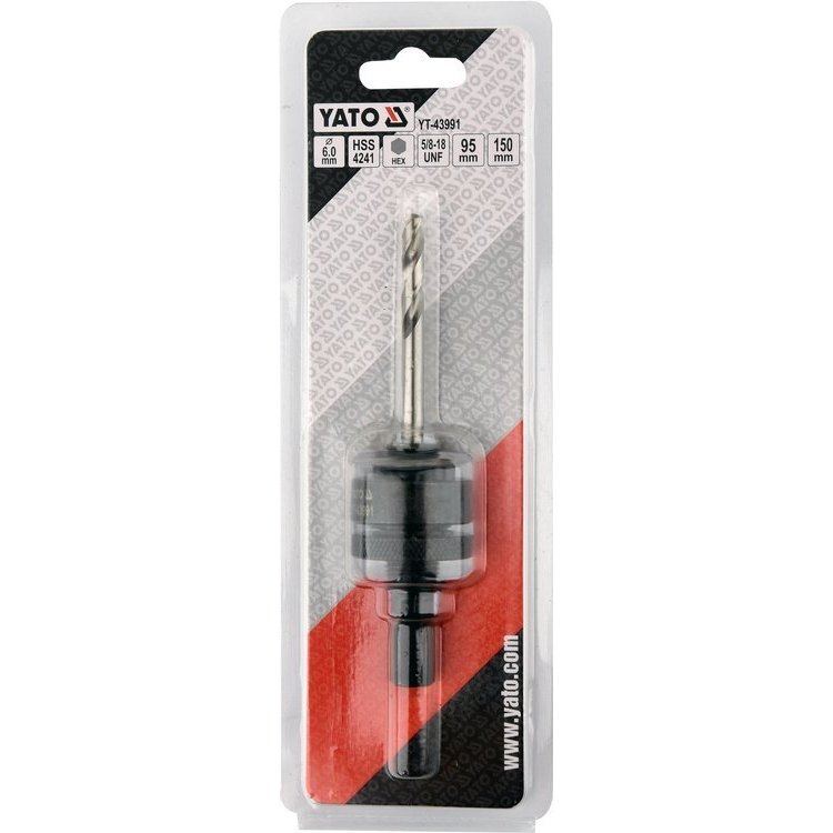 Laikiklis gręžimo karūnai Yato, Hex, 5/8"-18UNF 2