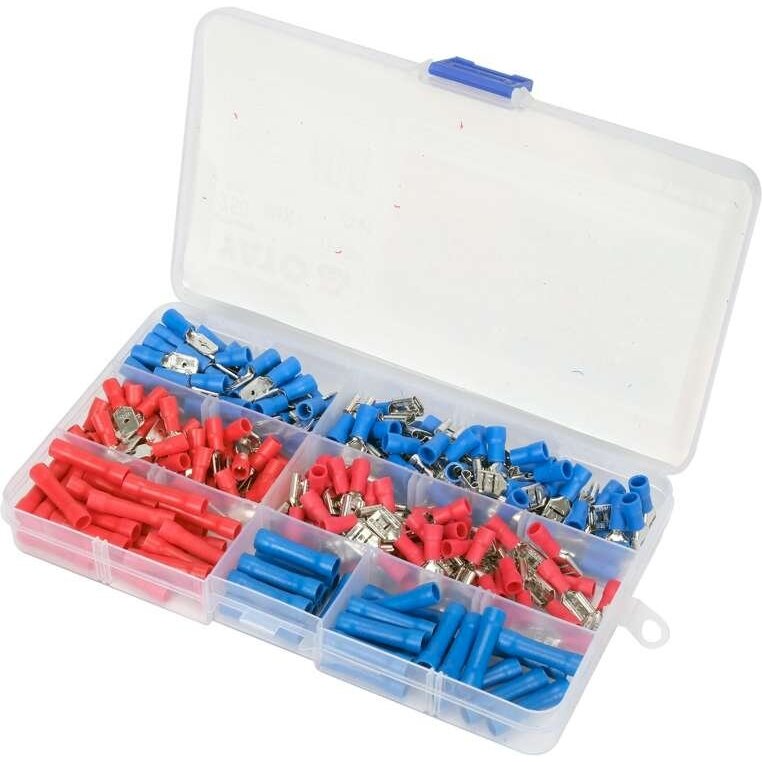 Laidų jungčių asortimentas | 250 vnt. (YT-068911) Laidų jungčių asortimentas | 250 vnt. (YT-068911)