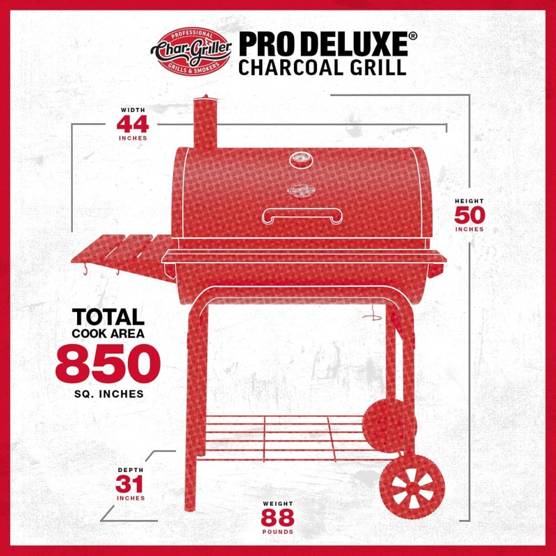 Lauko kepsninė Char-Griller Pro Deluxe 4