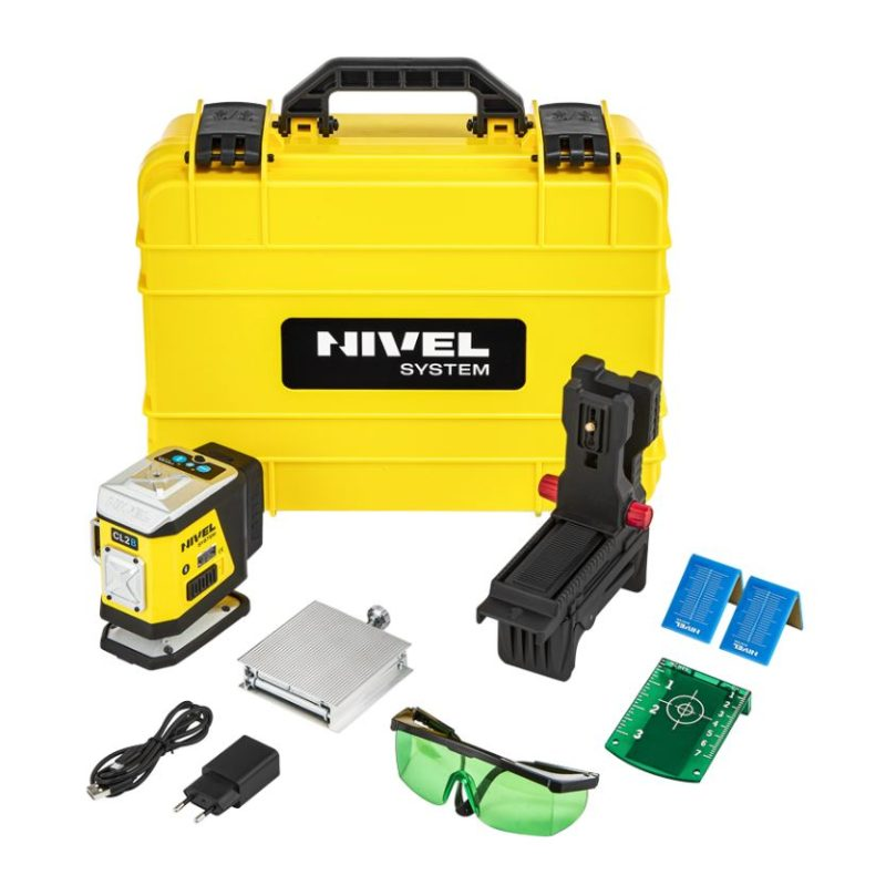 Lazerinis nivelyras Nivel System CL2B, 30 m (70 m su jutikliu) Lazerinis nivelyras Nivel System CL2B, 30 m (70 m su jutikliu)