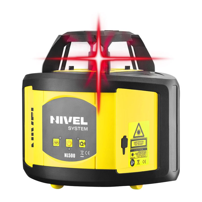 Lazerinis nivelyras Nivel System NL500, 500 m (su lazeriniu jutikliu) 2