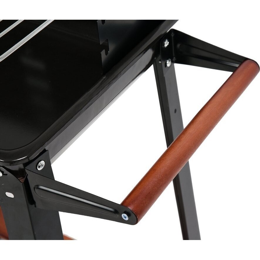 Lauko kepsninė, grilis Lund 99585, grotelės 48X28, medinė lentyna 2 Lauko kepsninė, grilis Lund 99585, grotelės 48X28, medinė lentyna 2