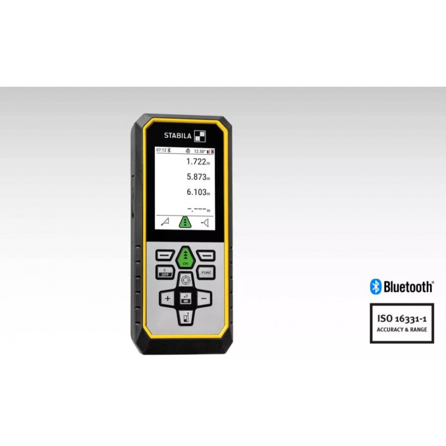 Lazerinis atstumo matuoklis LD 530 BT  0.05 m-200 m, Stabila