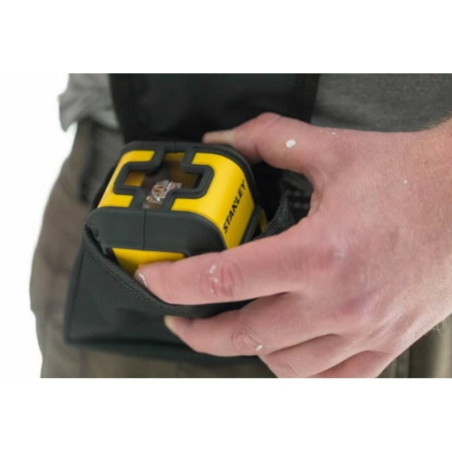 Lazerinis nivelyras CUBIX green su dėklu ir spaustuvu, Stanley 1 Lazerinis nivelyras CUBIX green su dėklu ir spaustuvu, Stanley 1