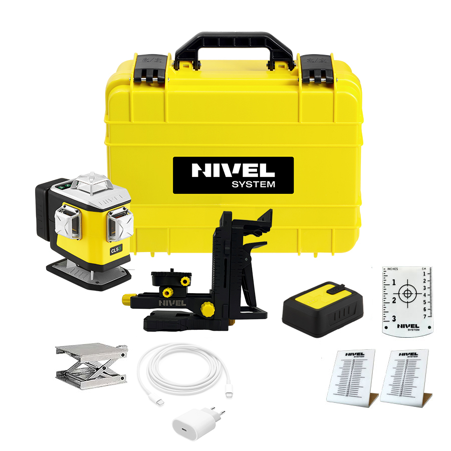 Lazerinis nivelyras Nivel System CL5G, 60m, žalias