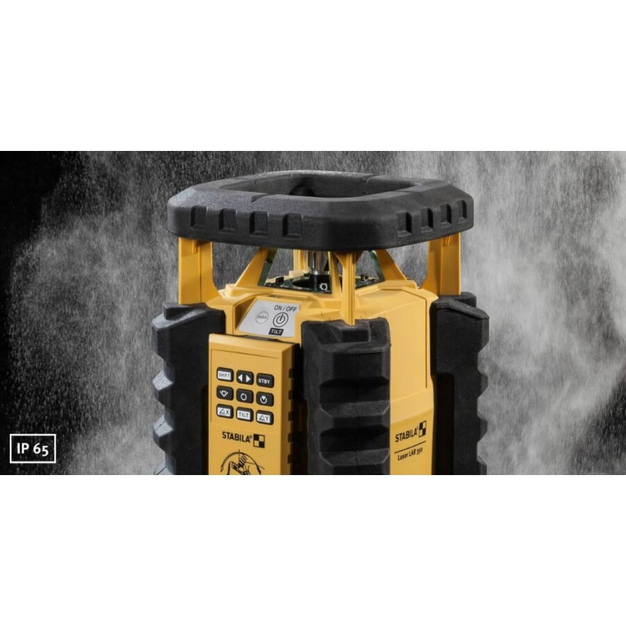 Lazerinis rotacinis  nivelyras LAR350 + Trikojis + Liniuotė, Stabila 5