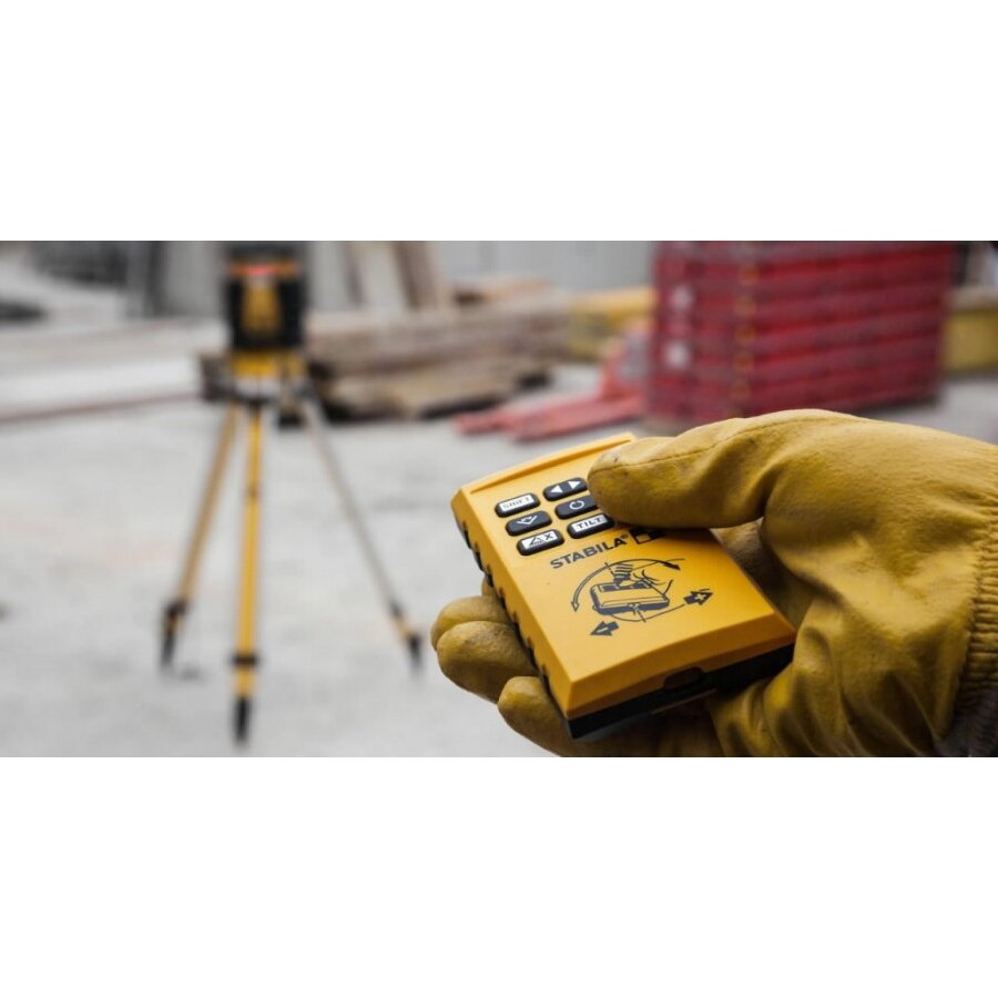 Lazerinis rotacinis  nivelyras LAR350 + Trikojis + Liniuotė, Stabila 9