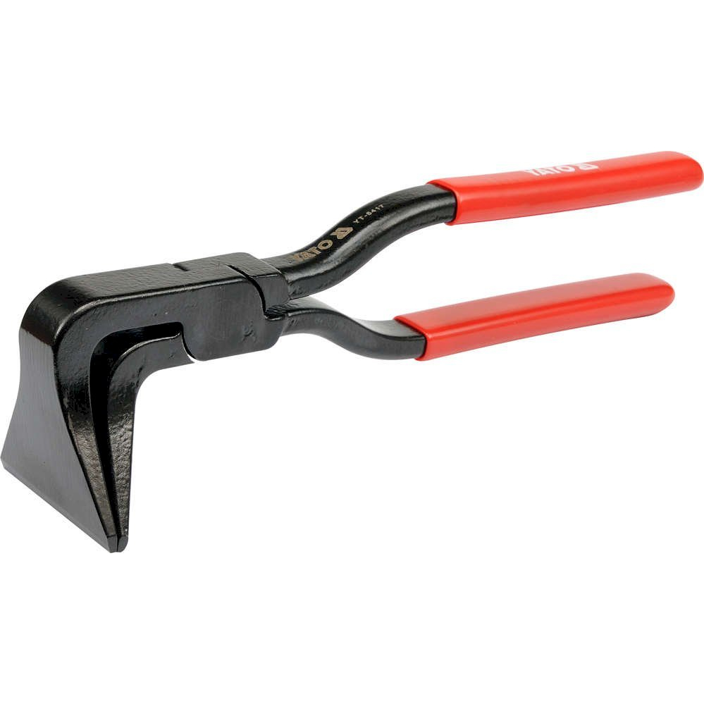 Lakštinio metalo lankstymo žnyplės | išlenktos 90° | 280 mm (YT-5417) Lakštinio metalo lankstymo žnyplės | išlenktos 90° | 280 mm (YT-5417)