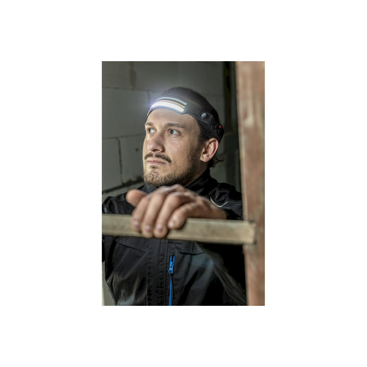 LED-COB lempa ant galvos 600LM (1200mAh) įkraunama 1 LED-COB lempa ant galvos 600LM (1200mAh) įkraunama 1