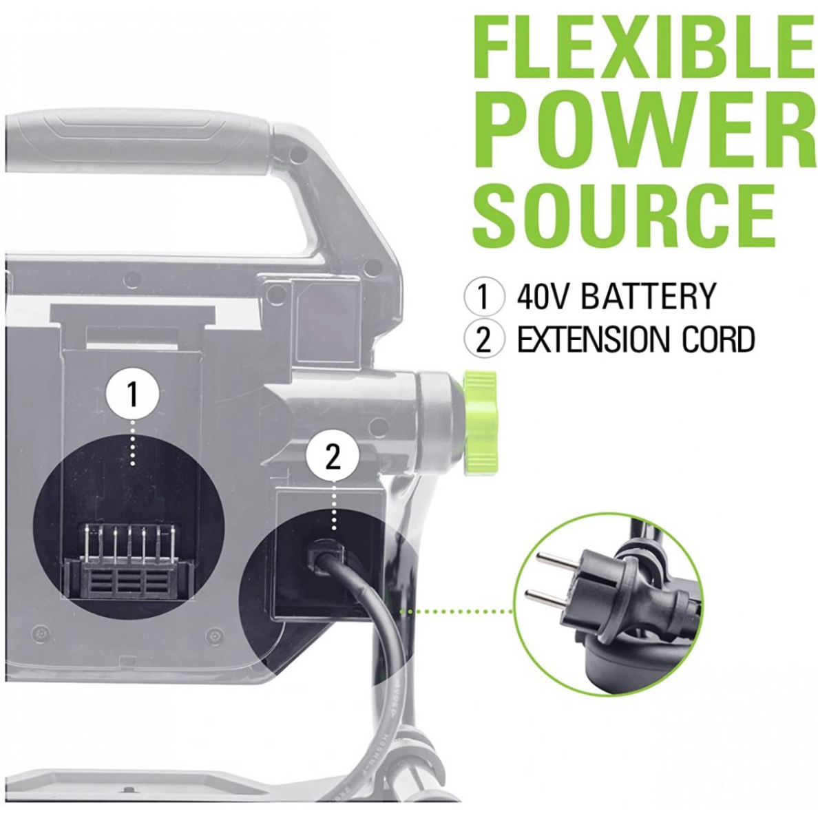 Akumuliatorinis LED šviestuvas Greenworks G24WL, 24 V, (tik įrankis) 3 Akumuliatorinis LED šviestuvas Greenworks G24WL, 24 V, (tik įrankis) 3