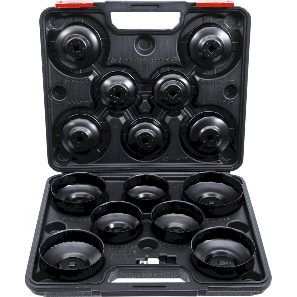 Lėkštelių rinkinys tepalo filtrui | 10 mm (3/8") | 14 vnt. (91036) Lėkštelių rinkinys tepalo filtrui | 10 mm (3/8") | 14 vnt. (91036)