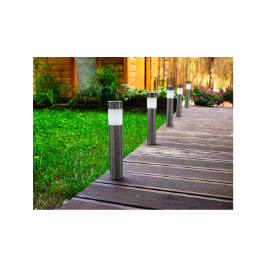 LED saulės sodo stulpas 3 LED saulės sodo stulpas 3