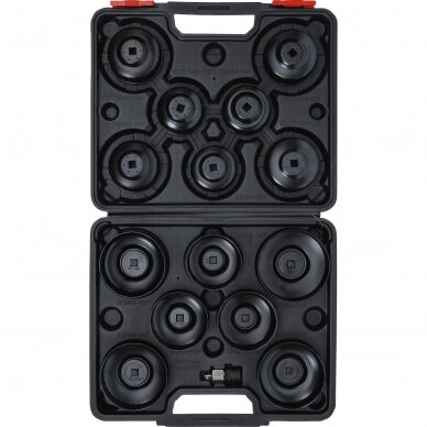Lėkštelių rinkinys tepalo filtrui | 10 mm (3/8") | 14 vnt. (91036) 1 Lėkštelių rinkinys tepalo filtrui | 10 mm (3/8") | 14 vnt. (91036) 1
