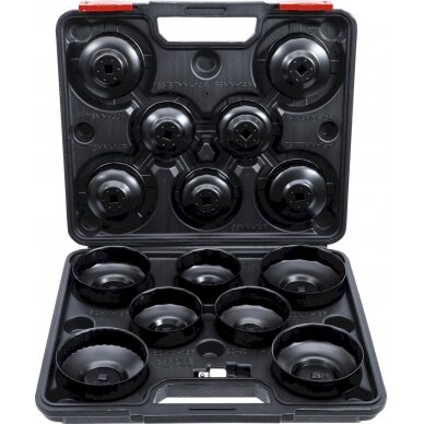 Lėkštelių rinkinys tepalo filtrui | 10 mm (3/8") | 14 vnt. (91036) Lėkštelių rinkinys tepalo filtrui | 10 mm (3/8") | 14 vnt. (91036)