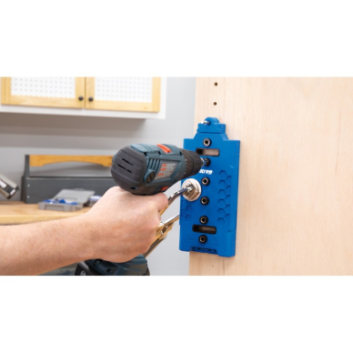 Lentynų kaiščių skylių gręžimo šablonas KREG KMA3232-INT 3 Lentynų kaiščių skylių gręžimo šablonas KREG KMA3232-INT 3