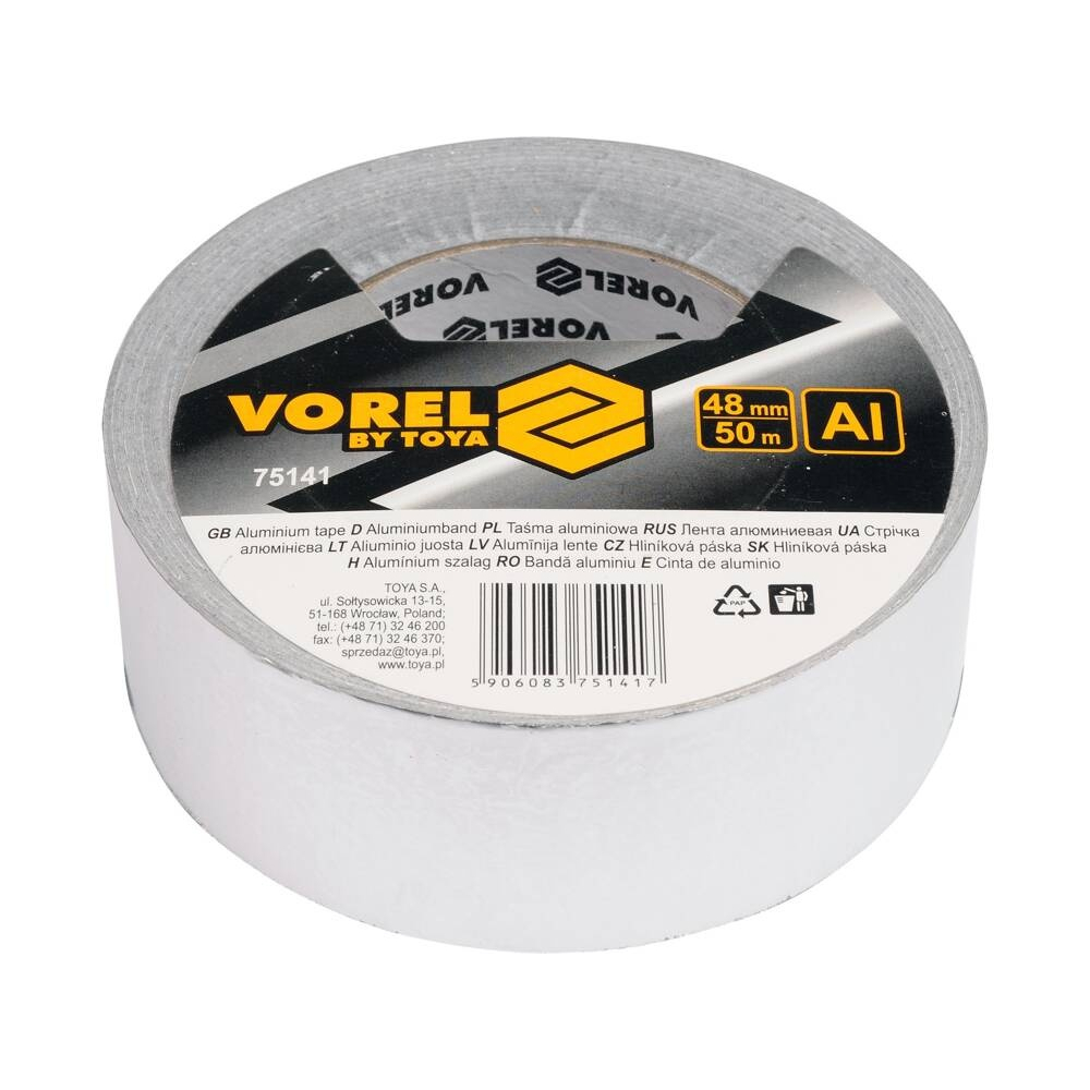 Lipni juosta aliuminė | 48 mm x 50 m (75141) Lipni juosta aliuminė | 48 mm x 50 m (75141)