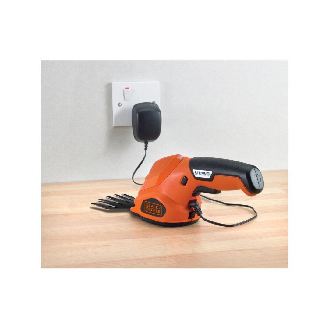 Lion žolės žirklės, GSL200-QW, Integruotas Akumuliatorius 1.1 AH, Black&Decker 1