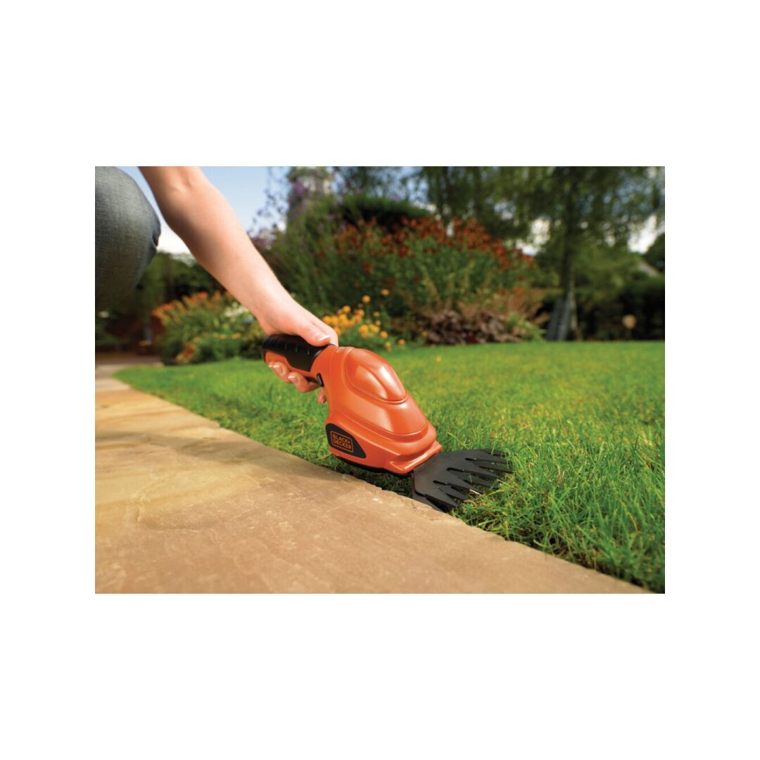 Lion žolės žirklės, GSL200-QW, Integruotas Akumuliatorius 1.1 AH, Black&Decker 2