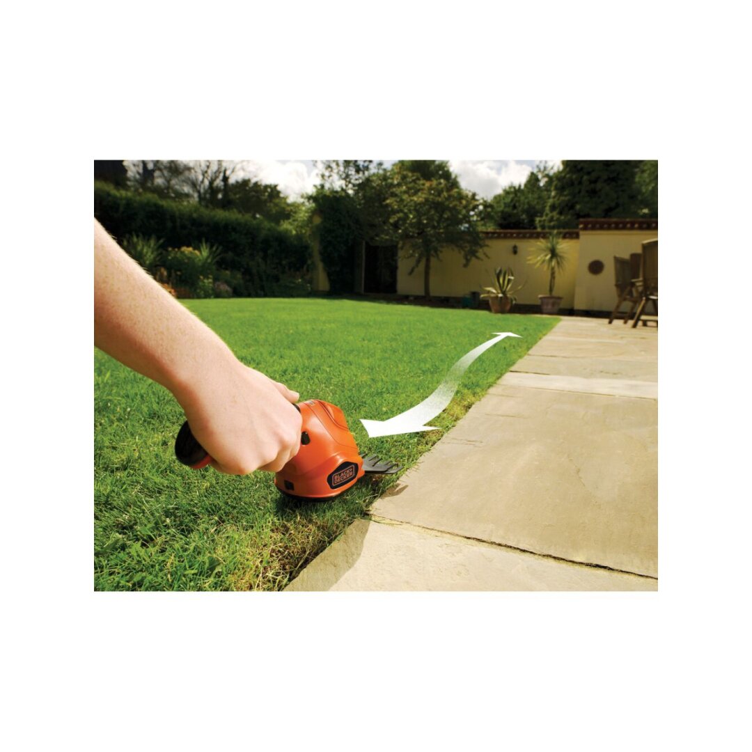 Lion žolės žirklės, GSL200-QW, Integruotas Akumuliatorius 1.1 AH, Black&Decker 3