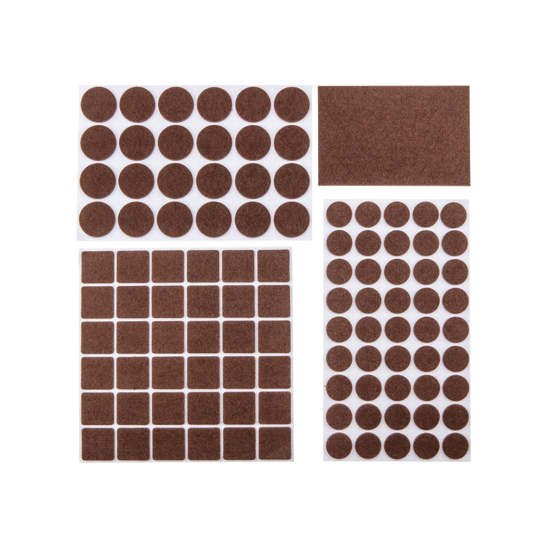 Lipnios juostelės, įvairios, 92 vienetai, rudos