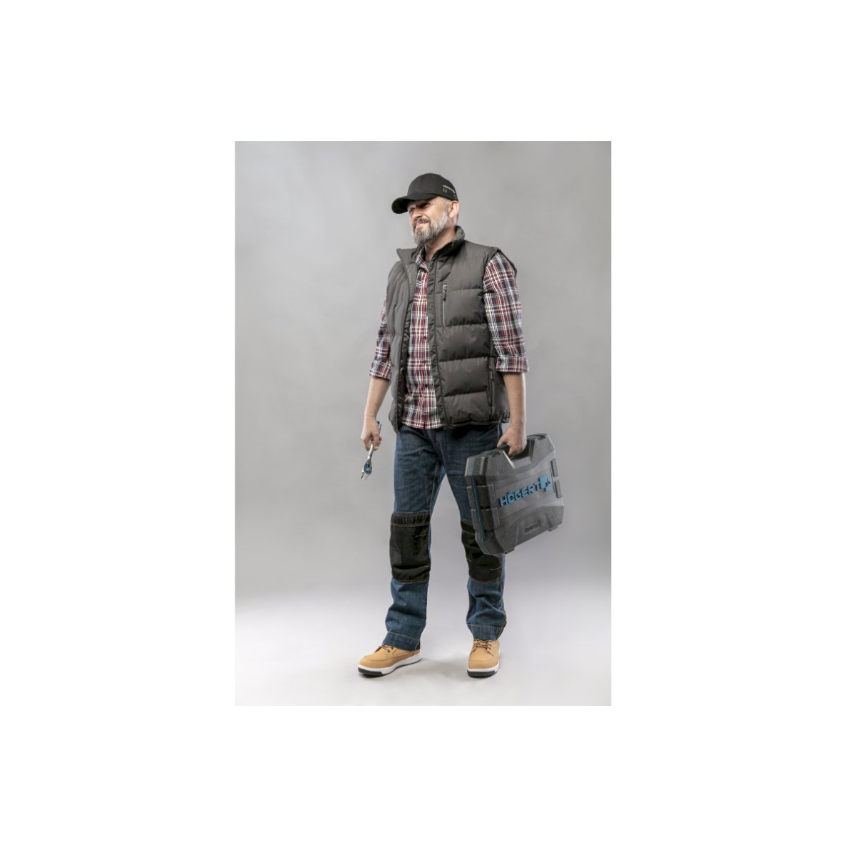 Liemenė pašiltinta pilka 3XL dydis -HOEGERT HT5K243-3XL 1