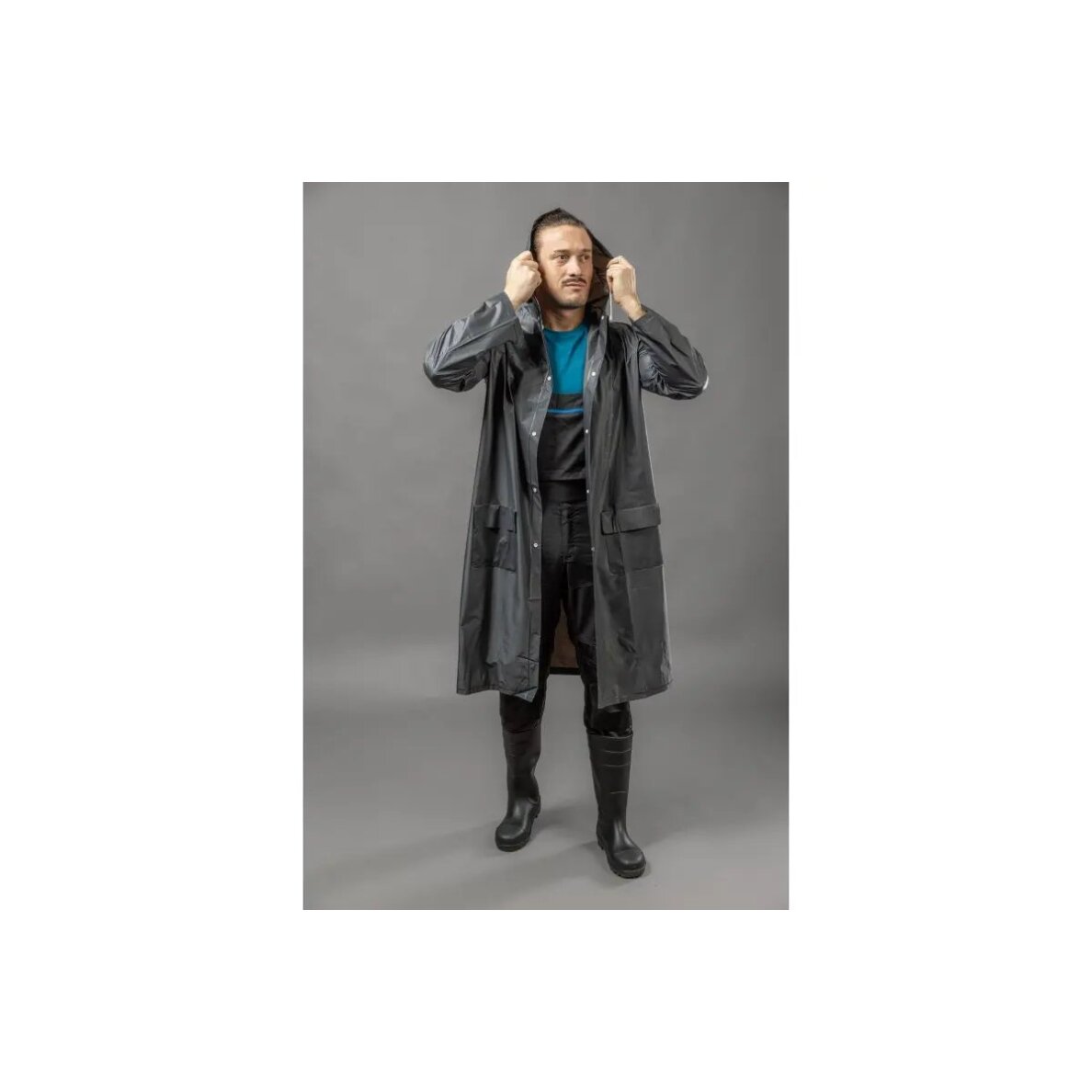 Lietpaltis tamsiai pilkas M (50) 2