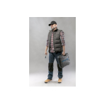 Liemenė pašiltinta pilka 3XL dydis -HOEGERT HT5K243-3XL Liemenė pašiltinta pilka 3XL dydis -HOEGERT HT5K243-3XL