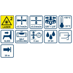 Linijinis lazerinis nivelyras Bosch GLL 2-10 (0601063L00)