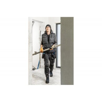 Liemenė su gobtuvu BORGER, juodos sp., L dydis 2