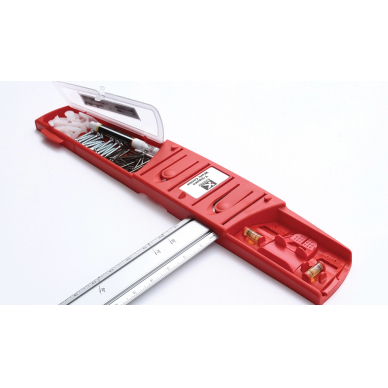 Liniuotė su 2 slankiojančiom akim 120 cm 2 Liniuotė su 2 slankiojančiom akim 120 cm 2