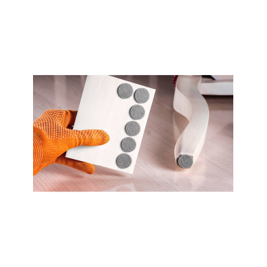 Lipnios veltinio pagalvėlės, pilkos, 106 vnt. 3 Lipnios veltinio pagalvėlės, pilkos, 106 vnt. 3